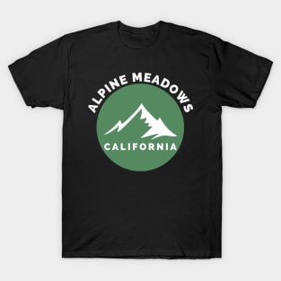 Alpine Meadows Ski Snowboard Mountain California Yosemite - Travel T-Shirt